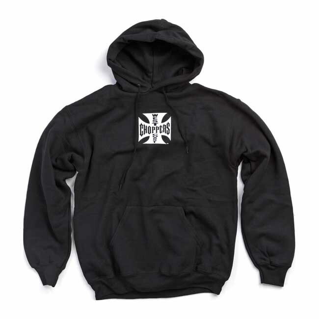 トップス West Coast Choppers og logo zip hoody WCC OG LOGO ZIP HOODY - BLACK | On Fleek
