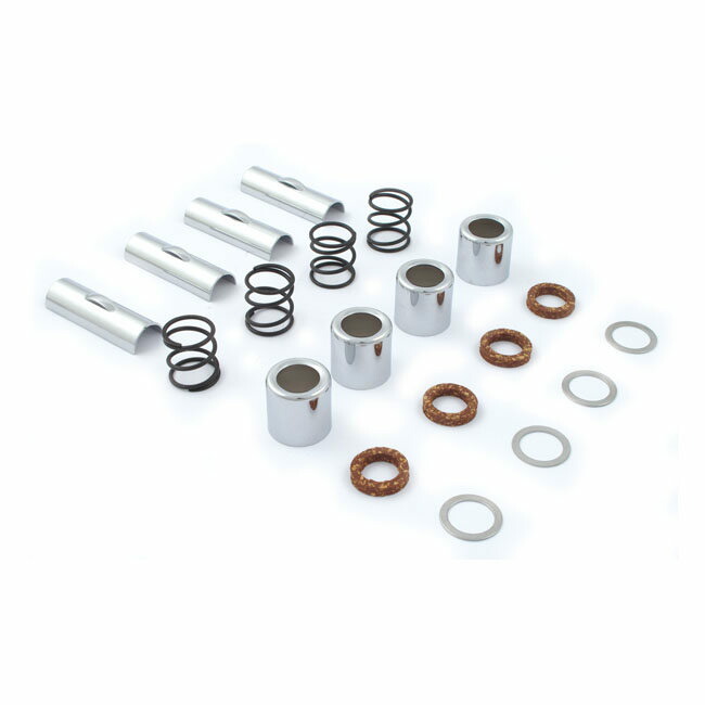 MCS エムシーエス アッパープッシュロッドカバーキット【UPPER PUSHROD COVER KIT】 57-E79 XL； 48-65 PANHEAD CHROME HARLEY-DAVIDSON ハーレーダビッドソン プッシュロッドカバー エンジンパーツ エンジン 7,186円