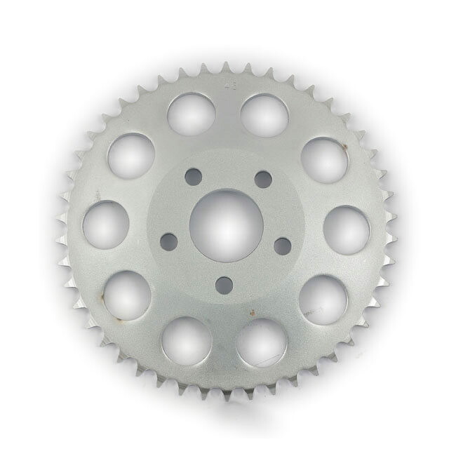 MCS エムシーエス リアスプロケット 49T【REAR SPROCKET 49T】 82-85 FXRNU ＆ OFFSET CHOP HARLEY-DAVIDSON ハーレーダビッドソン ドリブンスプロケット・リアスプロケット 駆動系 COLOR：ZINC