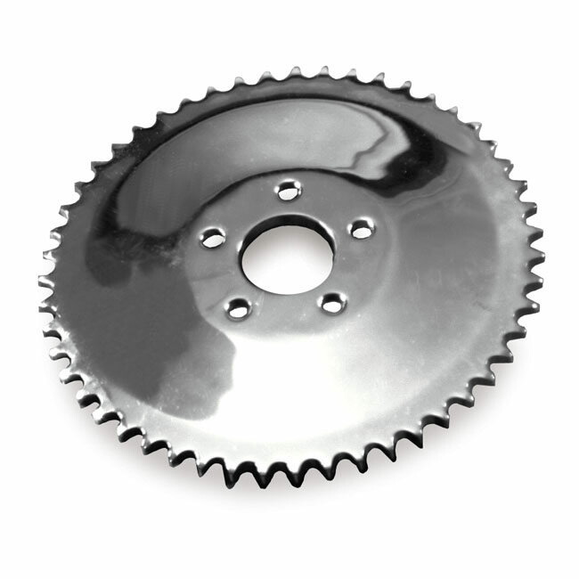 MCS エムシーエス リアスプロケット 51T【REAR SPROCKET 51T】 73-85 4-SP B．T．； 79-81 XLNU HARLEY-DAVIDSON ハーレーダビッドソン ドリブンスプロケット・リアスプロケット 駆動系 COLOR：SOLID CHROME