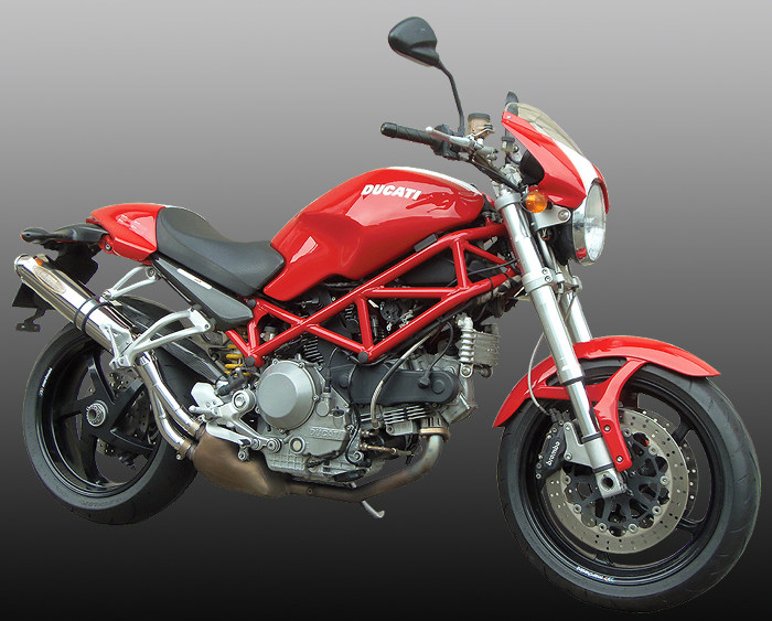 techserfu テックサーフ [ZEEX SLIP-ON SUPER STINLESS MUFFLER]ジークス スリップオン スーパーステンレス マフラー Monster S2R 800 1000 DUCATI ドゥカティ スリップオンマフラー サイレンサーアウター素材：ポリッシュチタン