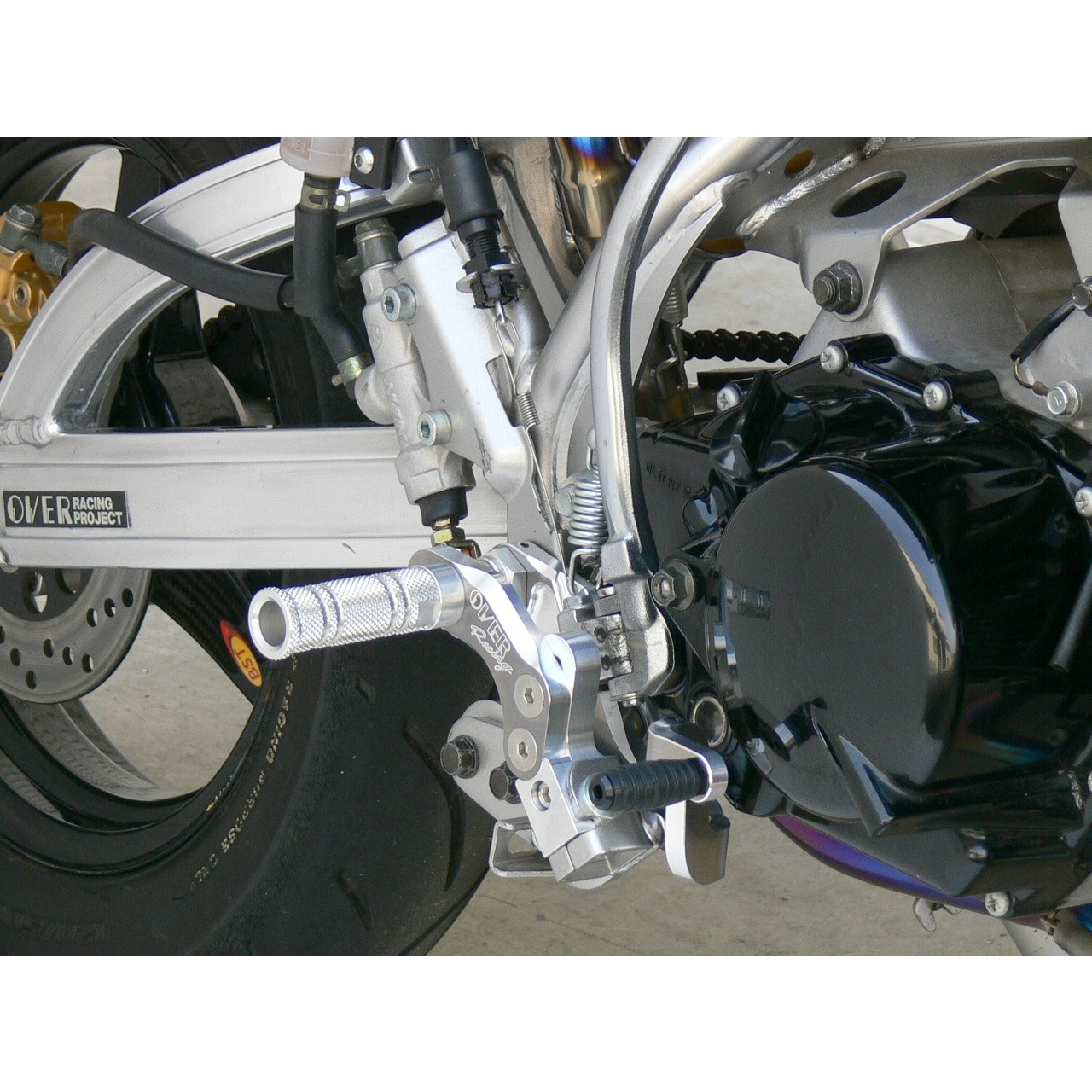OVER オーヴァー バックステップ ツーリング KSR110 KAWASAKI カワサキ ステップ 足回り｜ウェビック　店