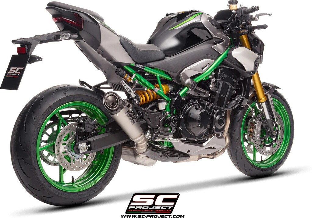 SC-PROJECT SCプロジェクト S1 スリップオンサイレンサー&フルチタンリンクパイプ Z900 KAWASAKI カワサキ スリップオンマフラー マフラー