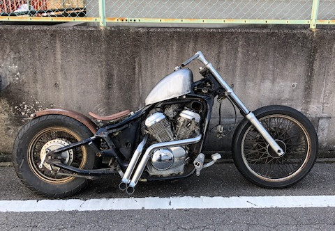 部品屋K&W ショートショットマフラー STEED HONDA ホンダ フルエキゾーストマフラー マフラー
