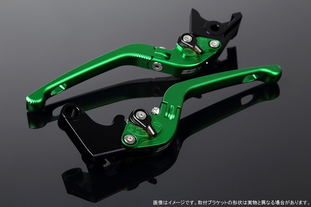 SPEEDRA スピードラ アルミビレットアジャストレバーセット 3D可倒式 125DUKEデューク 200DUKEデューク 250DUKEデューク 390DUKEデューク RC125 RC200 RC250 RC390 KTM ブレーキ・クラッチレバーセット ハンドル周辺パーツ ハンドル レバー本体カラー：マットグリーン