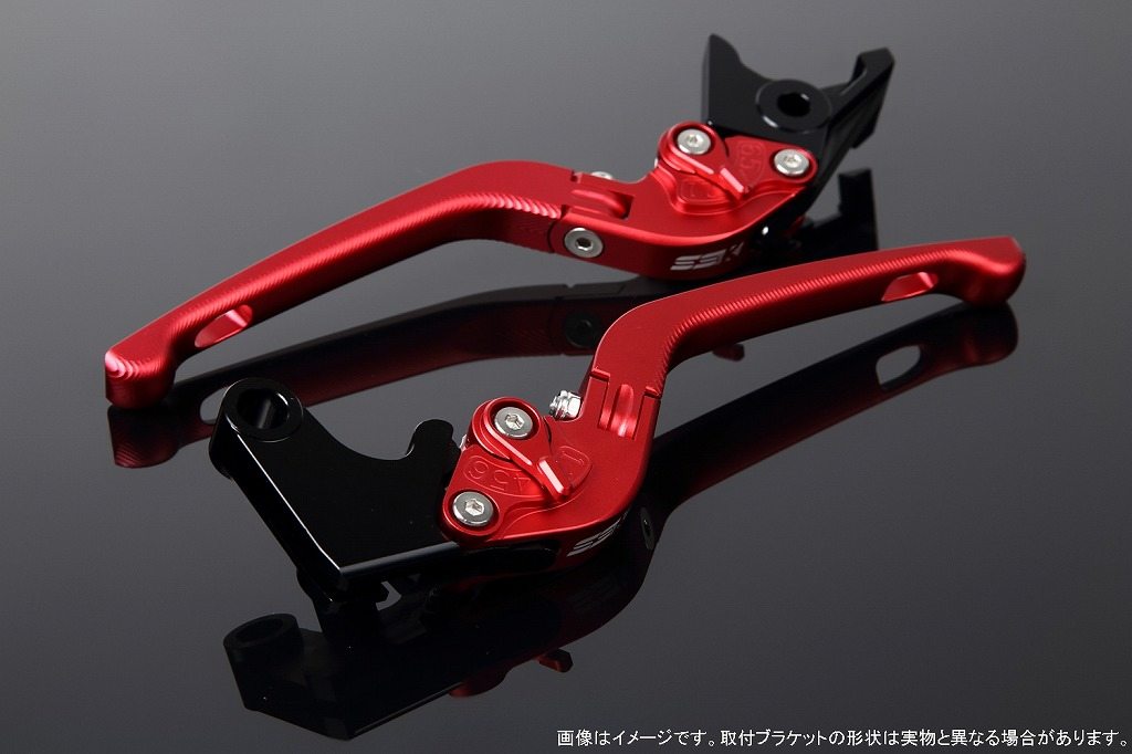 SPEEDRA スピードラ アルミビレットアジャストレバーセット 3D可倒式 CBR1000RR CBR600RR HONDA ホンダ ブレーキ・クラッチレバーセット ハンドル周辺パーツ ハンドル レバー本体カラー：マットレッド / アジャスターカラー：マットレッド｜ウェビック　店