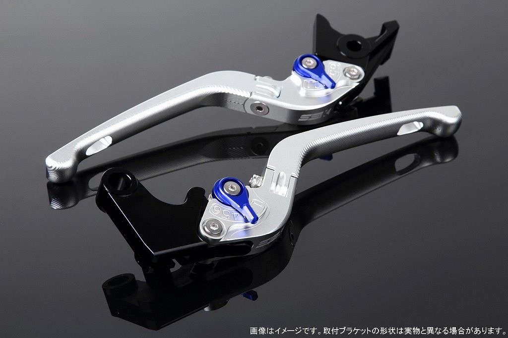 SPEEDRA スピードラ アルミビレットアジャストレバーセット 3D可倒式 スピードトリプル ストリートトリプルR デイトナ675 TRIUMPH トライアンフ ブレーキ・クラッチレバーセット ハンドル周辺パーツ ハンドル レバー本体カラー：マットシルバー
