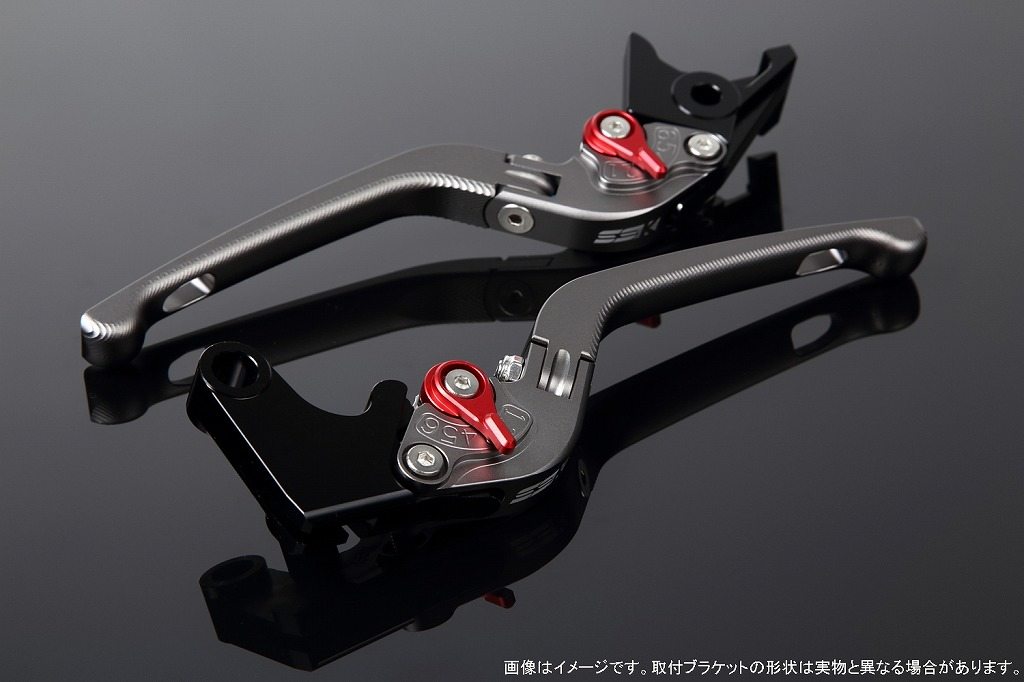 SPEEDRA スピードラ アルミビレットアジャストレバーセット 3D可倒式 PCX125 PCX150 ZOOMER-X HONDA ホンダ ブレーキ・クラッチレバーセット ハンドル周辺パーツ ハンドル レバー本体カラー:マットチタン / アジャスターカラー:マットレッド|ウェビック 店