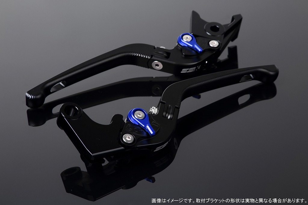 SPEEDRA スピードラ アルミビレットアジャストレバーセット 3D可倒式 PCX125 PCX150 ZOOMER-X HONDA ホンダ ブレーキ・クラッチレバーセット ハンドル周辺パーツ ハンドル レバー本体カラー：マットブラック / アジャスターカラー：マットブルー｜ウェビック　店