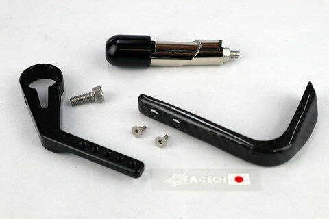 A-TECH エーテック ブレーキレバーガード レバーガード ハンドル バーエンドタイプ：17mm / タイプ：ドライカーボンケプラーDCK