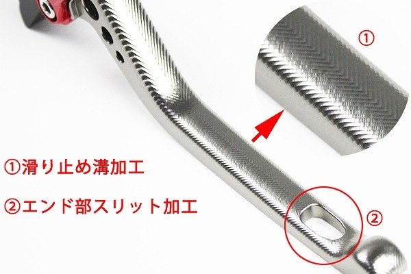 SPEEDRA スピードラ アジャストレバー 3Dロング スクランブラー デザートスレッド モンスター797 モンスター821 DUCATI ドゥカティ ブレーキレバー ハンドル周辺パーツ ハンドル レバー本体カラー:チタン / アジャスターカラー:シルバー|ウェビック 店