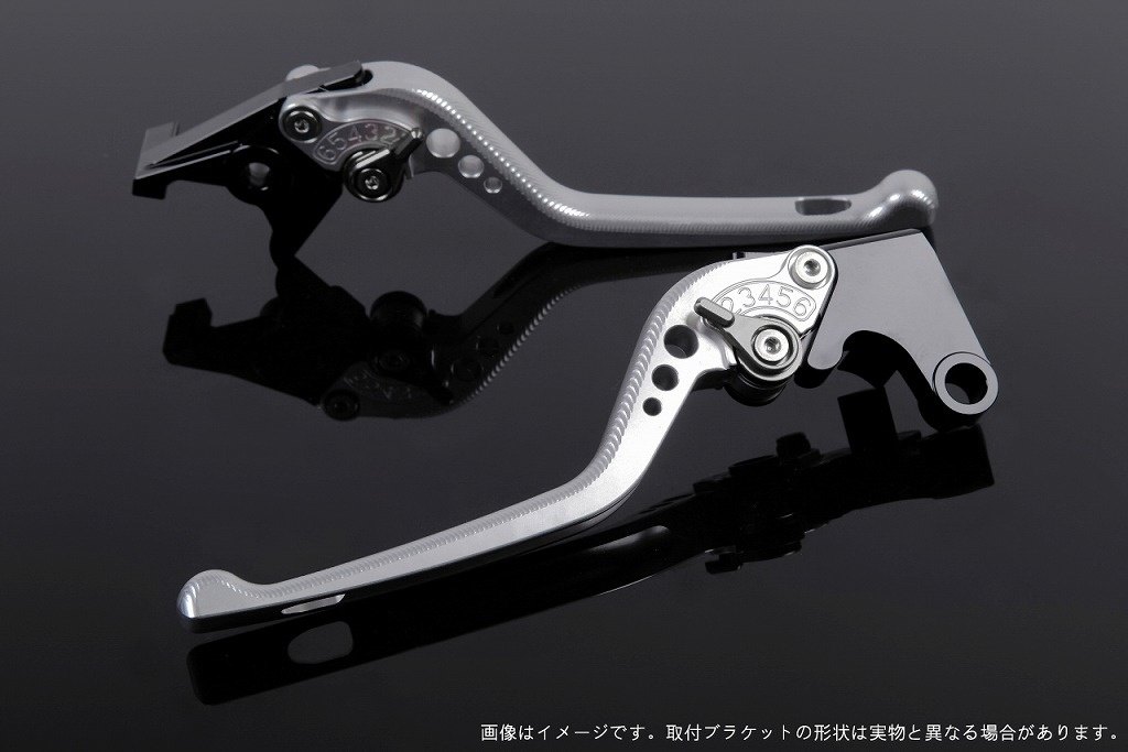 SPEEDRA スピードラ アジャストレバー 3Dロング スクランブラー デザートスレッド モンスター797 モンスター821 DUCATI ドゥカティ ブレーキレバー ハンドル周辺パーツ ハンドル アジャスターカラー:チタン / レバー本体カラー:シルバー|ウェビック 店