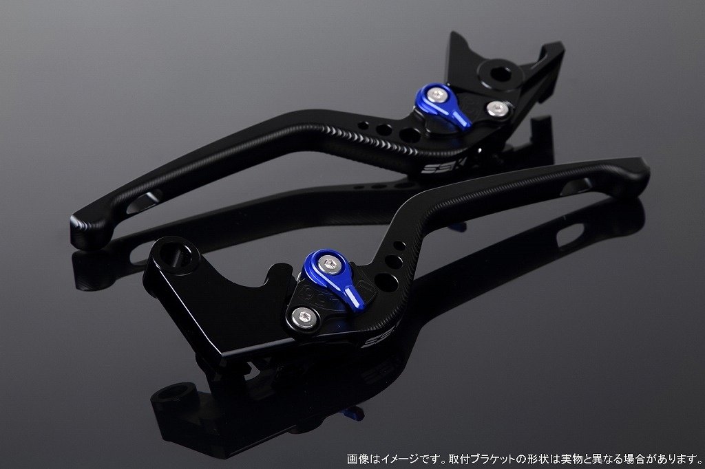 SPEEDRA スピードラ アジャストレバー 3Dロング スクランブラーカフェレーサー DUCATI ドゥカティ ブレーキレバー ハンドル周辺パーツ ハンドル アジャスターカラー：マットブルー / レバー本体カラー：マットブラック