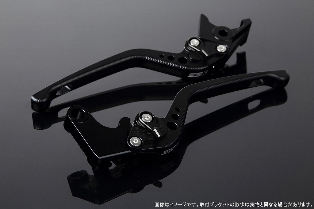 SPEEDRA スピードラ アジャストレバー 3Dロング ADV150 ADV160 PCX125 PCX160 HONDA ホンダ ブレーキレバー ハンドル周辺パーツ ハンドル レバー本体カラー：マットブラック / アジャスターカラー：マットブラック