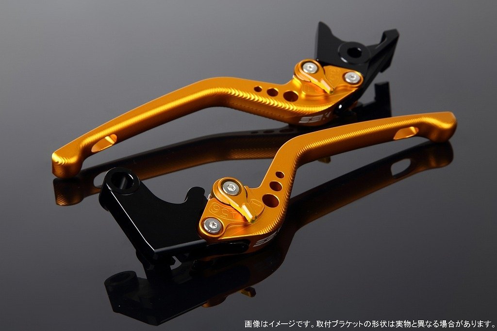 SPEEDRA スピードラ アジャストレバー 3Dロング XMAX YAMAHA ヤマハ ブレーキレバー ハンドル周辺パーツ ハンドル レバー本体カラー：マットゴールド / アジャスターカラー：マットゴールド
