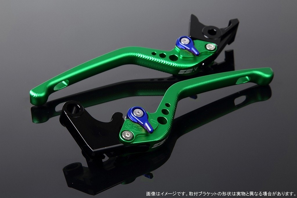 SPEEDRA スピードラ アジャストレバー 3Dロング スクランブラー デザートスレッド モンスター797 モンスター821 DUCATI ドゥカティ ブレーキレバー ハンドル周辺パーツ ハンドル アジャスターカラー:マットブルー / レバー本体カラー:マットグリーン|ウェビック 店