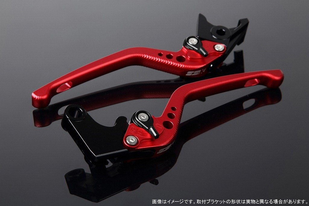 SPEEDRA スピードラ アジャストレバー 3Dロング ADV150 ADV160 PCX125 PCX160 HONDA ホンダ ブレーキレバー ハンドル周辺パーツ ハンドル レバー本体カラー：マットレッド / アジャスターカラー：マットブラック