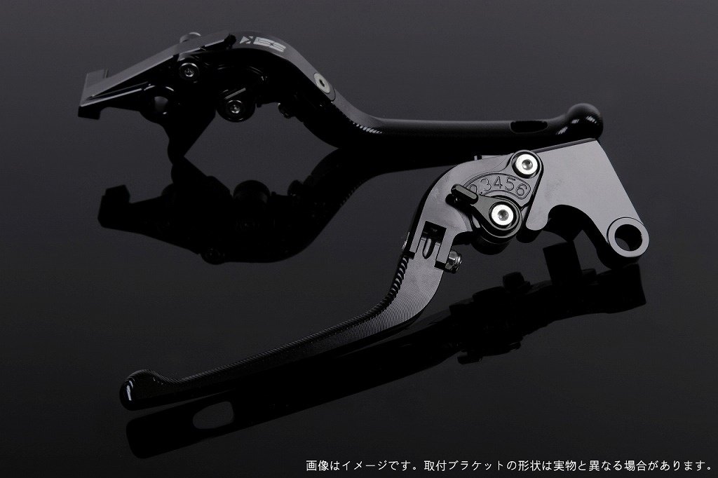 SPEEDRA スピードラ アジャストレバー 3D可倒式 スクランブラーカフェレーサー DUCATI ドゥカティ ブレーキレバー ハンドル周辺パーツ ハンドル レバー本体カラー：グリーン / アジャスターカラー：ブラック