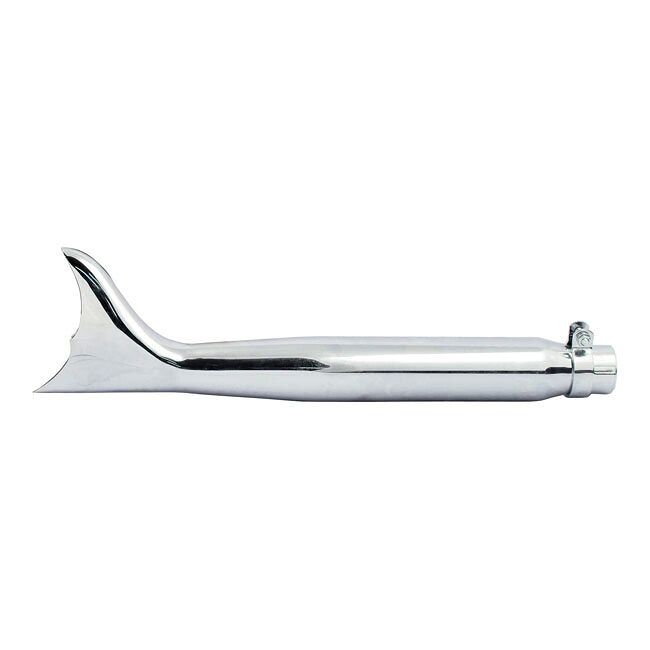 MCS エムシーエス バットウィングフィッシュテイル エキゾーストシステム【BATWING FISHTAIL MUFFLER】 補修・汎用サイレンサー マフラー|ウェビック 店