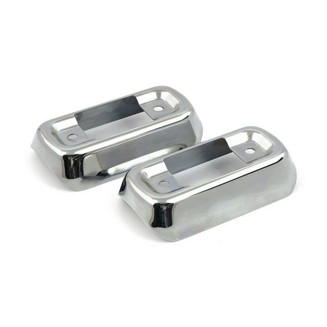 MCS エムシーエス エキゾーストブラケットカバーキット【MUFFLER BRACKET COVER KIT】 95-16 FLT／TOURING WITH 4' ROUND MUFFLERSNU HARLEY-DAVIDSON ハーレーダビッドソン 汎用ステー