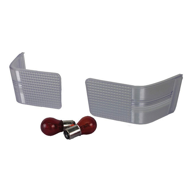 MCS エムシーエス TOUR-PAK LENSキット【TOUR-PAK LENS KIT】 89-13 FLT WITH TOURPAK BRAKE／TAIL LIGHT KIT HARLEY-DAVIDSON ハーレーダビッドソン ウインカーレンズ 灯火類 電装系