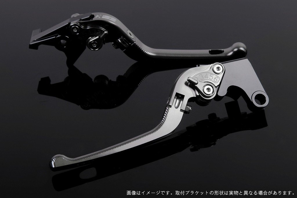 SPEEDRA スピードラ アジャストレバー 3D可倒式 スクランブラー デザートスレッド モンスター797 モンスター821 DUCATI ドゥカティ ブレーキレバー ハンドル周辺パーツ ハンドル レバー本体カラー：チタン / アジャスターカラー：チタン