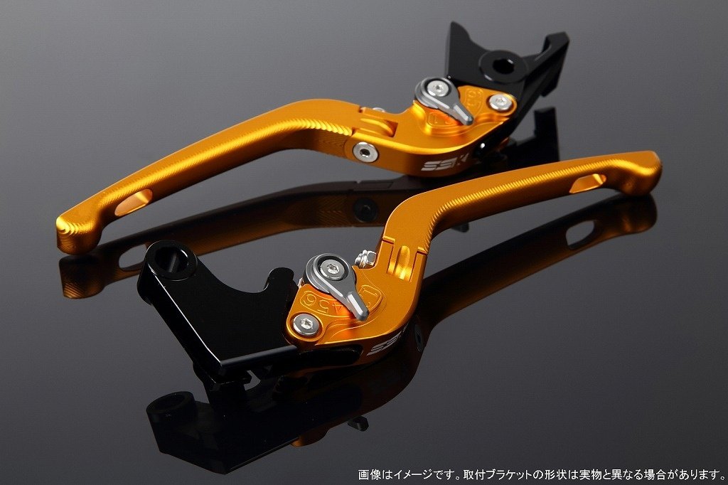 SPEEDRA スピードラ アジャストレバー 3D可倒式 スクランブラー デザートスレッド モンスター797 モンスター821 DUCATI ドゥカティ ブレーキレバー ハンドル周辺パーツ ハンドル アジャスターカラー:マットチタン / レバー本体カラー:マットゴールド|ウェビック 店
