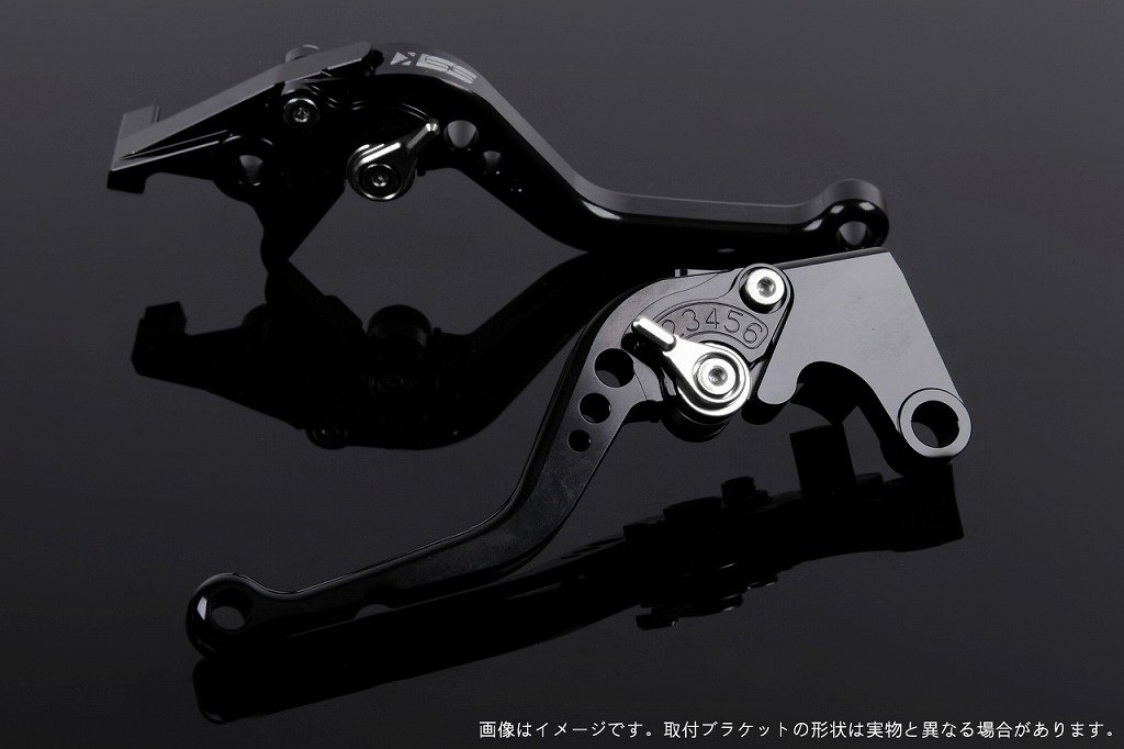 SPEEDRA スピードラ アジャストレバー スタンダードショート XMAX YAMAHA ヤマハ ブレーキレバー ハンドル周辺パーツ ハンドル レバー本体カラー：ブラック / アジャスターカラー：シルバー