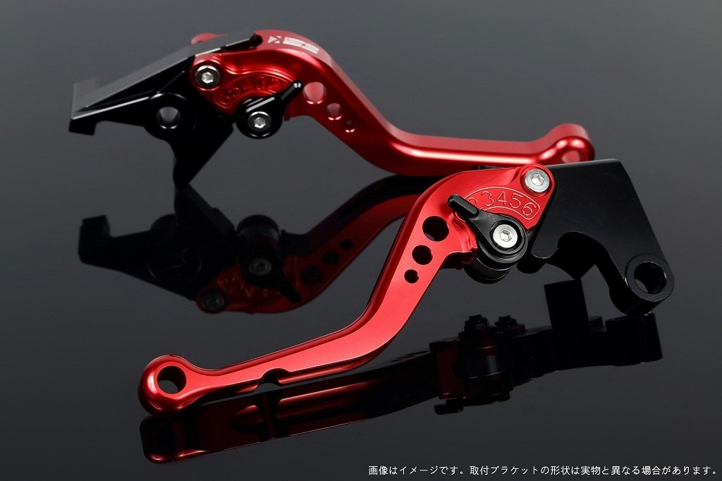 SPEEDRA スピードラ アジャストレバー スタンダードショート ADV150 ADV160 PCX125 PCX160 HONDA ホンダ ブレーキレバー ハンドル周辺パーツ ハンドル レバー本体カラー：レッド / アジャスターカラー：ブラック｜ウェビック　店