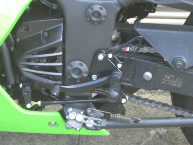 K&T ケイアンドティー バックステップキット NINJA250R ［ニンジャ］ KAWASAKI カワサキ バックステップ ステップ 足回り