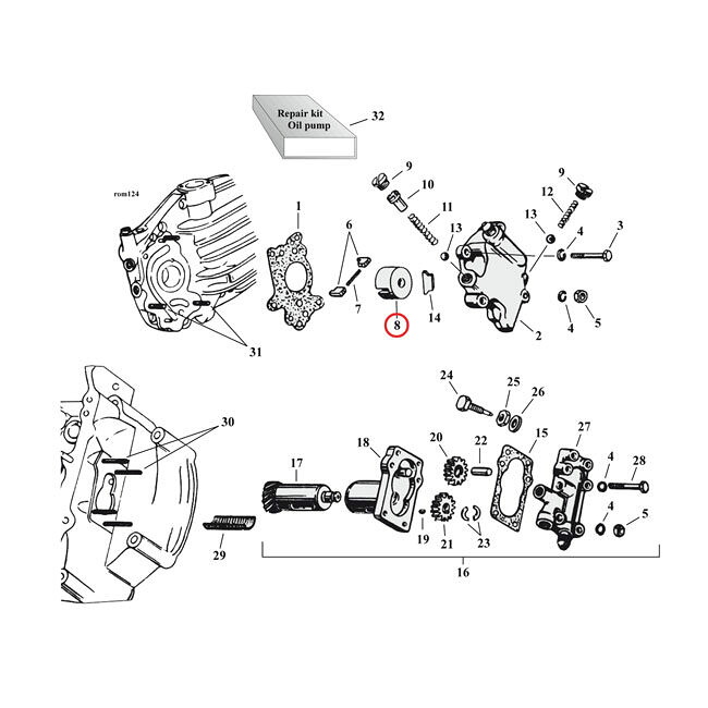SAMWEL サムウェル ホルダーフィードポンプベーン【HOLDER FEED PUMP VANE】 41-73 45SVNU HARLEY-DAVIDSON ハーレーダビッドソン オイルポンプ エンジンパーツ エンジン|ウェビック 店