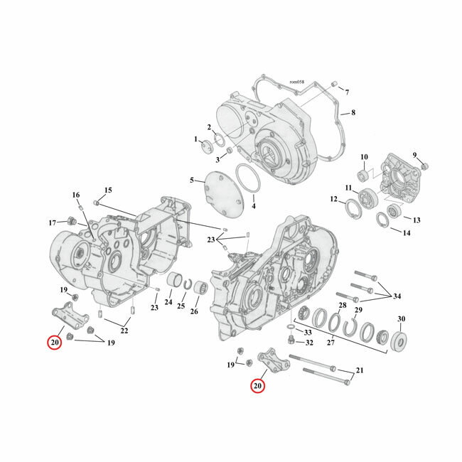 MCS エムシーエス エンジンマウントプレートセット ロワー フロント【MOTOR MOUNT PLATE SET LOWER FRONT】 L84-03 XLNUEX． 99-03 883C 1200C HARLEY-DAVIDSON ハーレーダビッドソン エンジンマウントブラケット エンジンパーツ エンジン