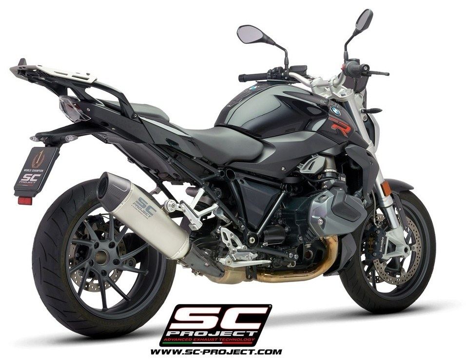 85%OFF!】 R-Style チタン スリップオンマフラー bmw r1200r rs r1250r