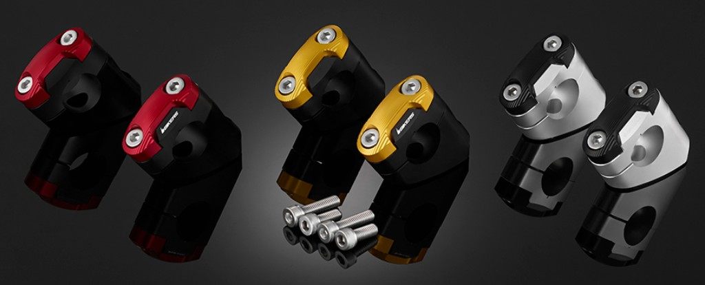 BIKERS バイカーズ Bar Clamp Set (used with BIKERS’ FATBAR 28.6mm) カラー