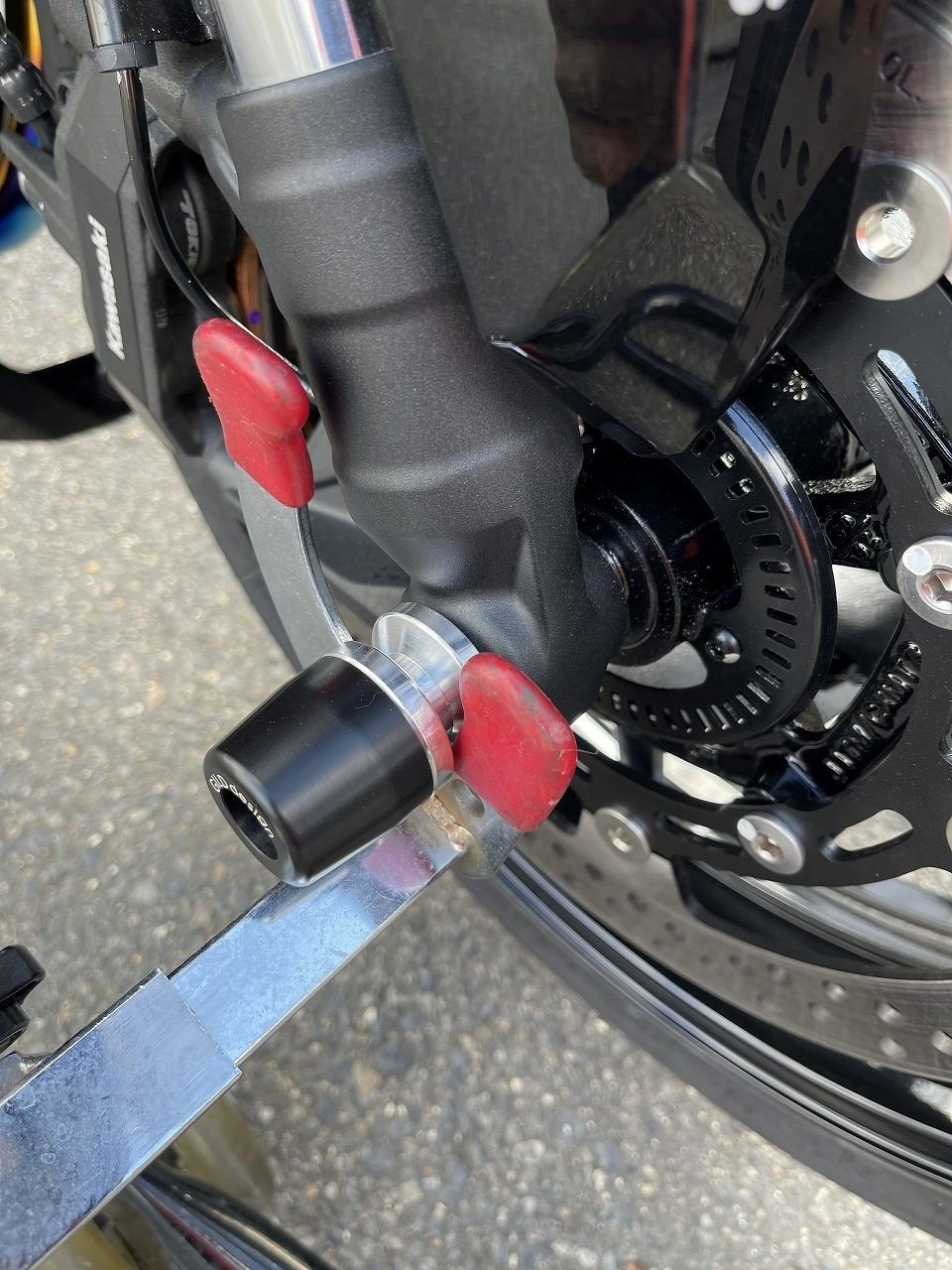84%OFF!】 GILD design ギルドデザイン フロントアクスルスライダー ZX-25R KAWASAKI カワサキ 