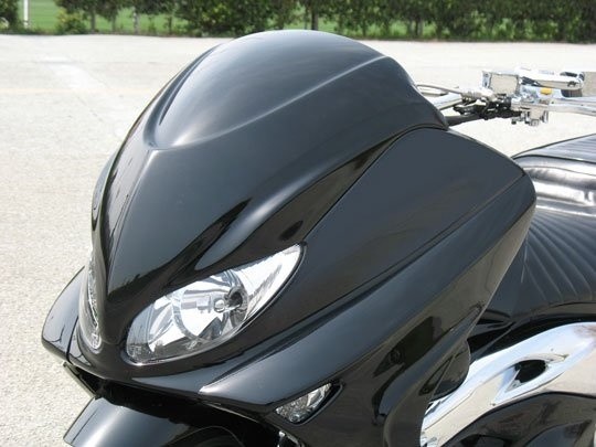 VIVIDPOWER ビビッドパワー チョップドフェイス T-MAX/SJ02J用 T MAX YAMAHA ヤマハ アッパーカウル・フロントカウル カウル関連 外装|ウェビック 店
