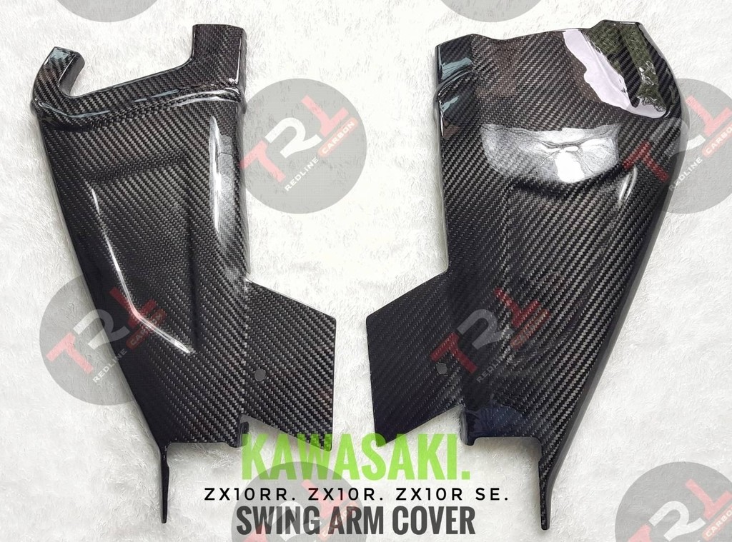 TRL Redline Carbon TRLレッドラインカーボン Swingarm cover ZX-10 ZX-10R レース専用モデル ZX-10RR ZX10R ZX10RR ZX10RR-ZX10R-ZX10RSE ZX10RSE KAWASAKI カワサキ スイングアームカバー・プロテクター 外装