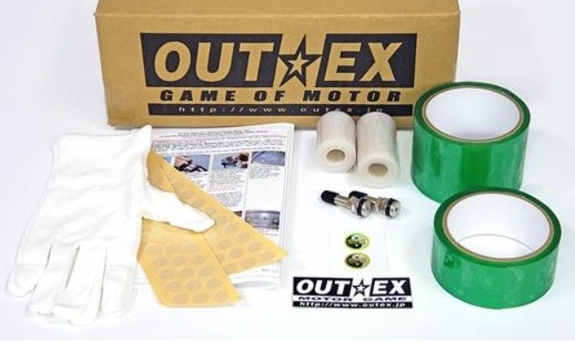 OUTEX アウテックス クリアチューブレスキット チューブレスキット ホイール関連 足回り|ウェビック 店