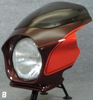 MOTO ZOOM モトズーム ビキニカウル　デザインB （ファイナルエディション塗装仕様） ZEPHYR400 [ゼファー] ZEPHYR400χ KAWASAKI カワサキ ビキニカウル カウル関連 外装｜ウェビック　店