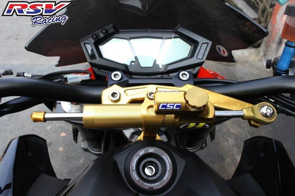 RSV racing アールエスブイレーシング Bracket Dumper Z800 Ohlins／Yss KAWASAKI カワサキ ステアリングダンパー ハンドル周辺パーツ ハンドル