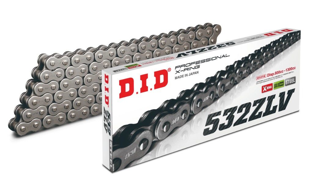 DID ダイドー Vシリーズチェーン 532ZLV スチール 【カシメ(ZJ)ジョイント付属】 FZR1000 FZR750R OW01 GTS1000A XJR1200 XJR1200R XJR1200SP YZF-R6 YZF1000R Thunder Ace YZF750SP GSX-R1100 GSX1100F GSX1100FL RF900R ZX-10 YB11 チェーン 駆動系 リンク数：140