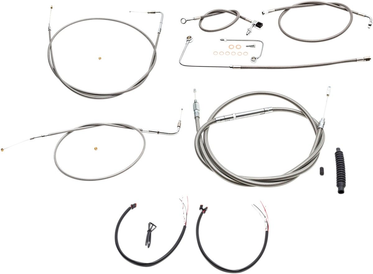 LA CHOPPERS エルエーチョッパーズ ケーブルキット C 12-14 ステンレス ST 2015用 【CABLE KT 12-14SS 15ST [0610-1796]】 Deluxe EFI - FLSTN 2015 Fat Boy FLSTF Lo FLSTFB FLS Slim Heritage Classic FLSTC HARLEY-DAVIDSON ハーレーダビッドソン ワイヤーキット