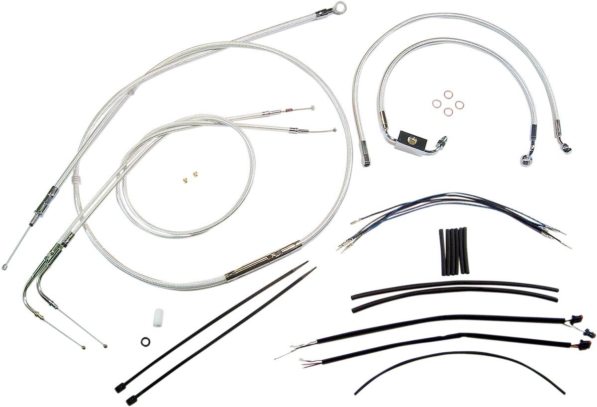 MAGNUM マグナム CONTROL CABLE KIT SC2 [0610-0878] Dyna Street Bob EFI - FXDB 2012 2017 Super Glide Custom FXDC 2014 HARLEY-DAVIDSON ハーレーダビッドソン ブレーキワイヤー・ブレーキケーブル ブレーキ｜ウェビック　店