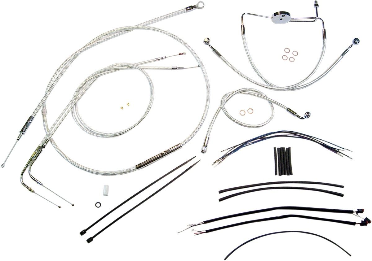 MAGNUM マグナム CONTROL CABLE KIT SC2 [0610-0882] Dyna Fat Bob EFI - FXDF 2012 2017 Low Rider -FXDL 2014 HARLEY-DAVIDSON ハーレーダビッドソン ブレーキワイヤー・ブレーキケーブル ブレーキ