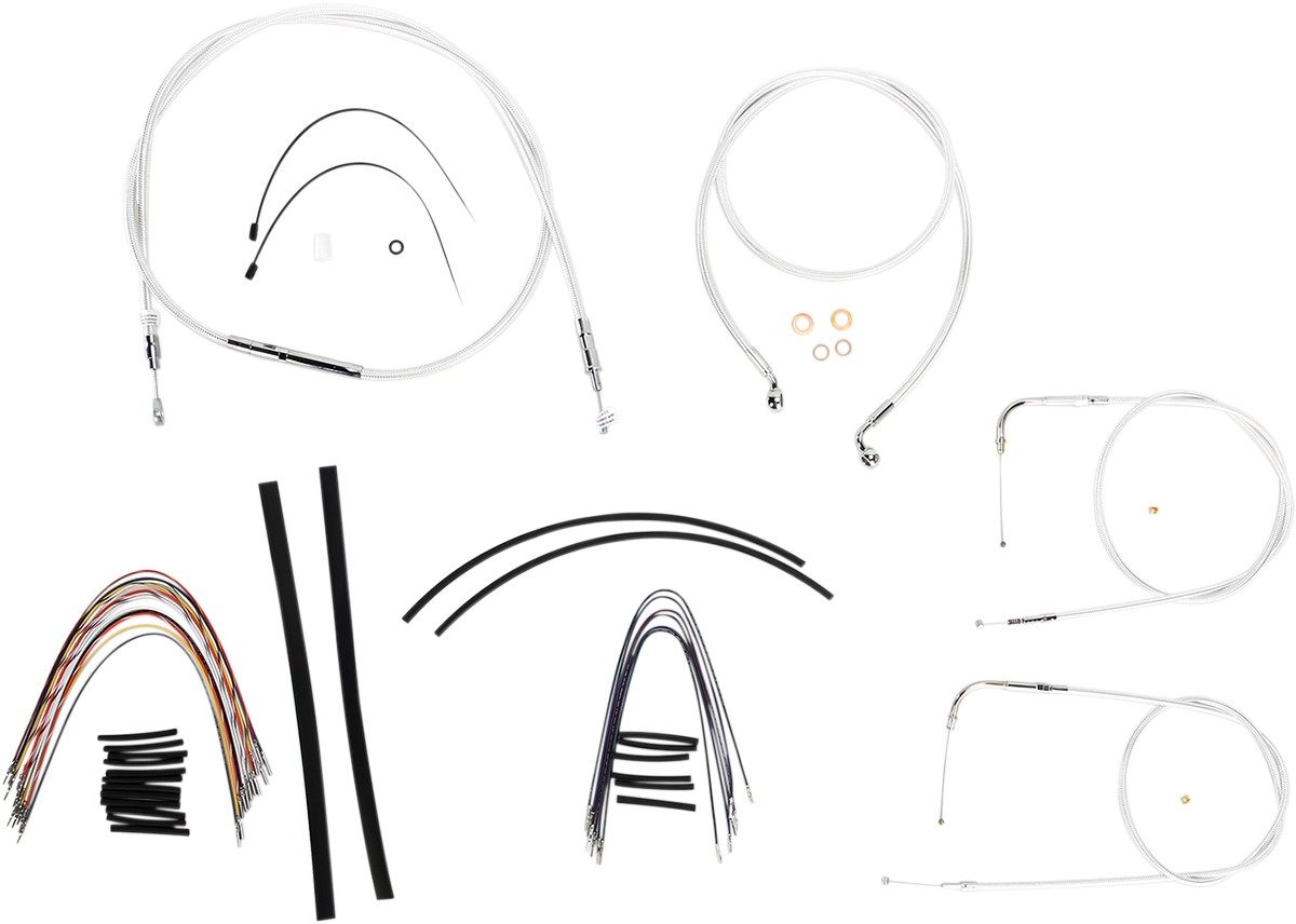 MAGNUM マグナム CONTROL CABLE KIT SC2 [0610-0949] Fat Boy - FLSTF 1996 1999 Heritage Classic FLSTC Special FLSTN HARLEY-DAVIDSON ハーレーダビッドソン ブレーキワイヤー・ブレーキケーブル ブレーキ｜ウェビック　店