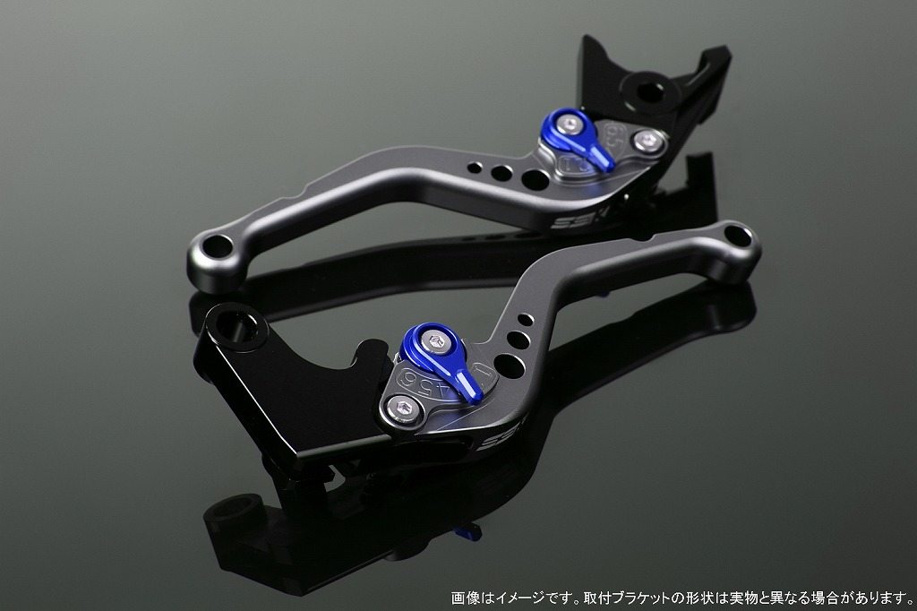 SPEEDRA スピードラ アルミビレットアジャストレバーセット スタンダードショート NINJA650 VERSYS 1000 650 VULCAN S Z650RS Z650 ZX-25R ZX-4RR ZX-4R KAWASAKI カワサキ ブレーキ・クラッチレバーセット ハンドル周辺パーツ ハンドル レバー本体カラー：マットチタン 8,909円