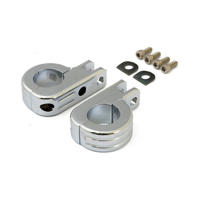 MCS エムシーエス ステップマウントキット ハイウェイバー用【FOOTPEG MOUNT KIT FOR HIGHWAY BARS】 その他ステップオプション・補修部品 ステップ 足回り