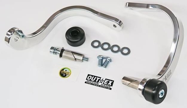 OUTEX アウテックス 振動吸収レバーガード 削り出しワンピース CT125 クロスカブ DAX125 スーパーカブ HONDA ホンダ レバーガード ハンドル 板厚：10mm / カラー：バフ仕上げ / タイプ：スタンダード 10,303円