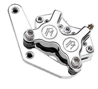 Performance Machine パフォーマンスマシン 4Pフロントキャリパー (クラシック) 125×4SL XLH シングルディスク付きストック カスタムスポークホイール FXLR HARLEY-DAVIDSON ハーレーダビッドソン キャリパー ブレーキ