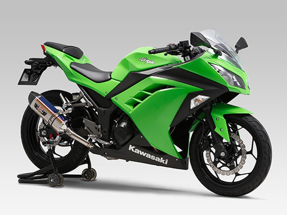 YOSHIMURA ヨシムラ スリップオン R-77Sサイクロン カーボンエンド EXPORT SPEC 政府認証 Ninja250 Z250 KAWASAKI カワサキ スリップオンマフラー マフラー STC (チタンカバー/カーボンエンドタイプ)/重量(STD4.3kg):2.0kg|ウェビック 店
